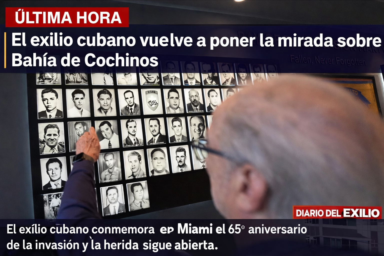 ÚLTIMA HORA | El exilio cubano vuelve a poner la mirada sobre Bahía de Cochinos